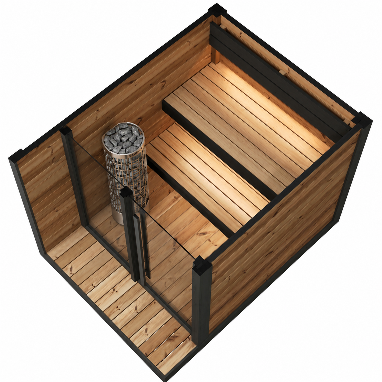 2-4 Person Hiki S Steam Garden Outdoor Sauna | Premium Thermowood