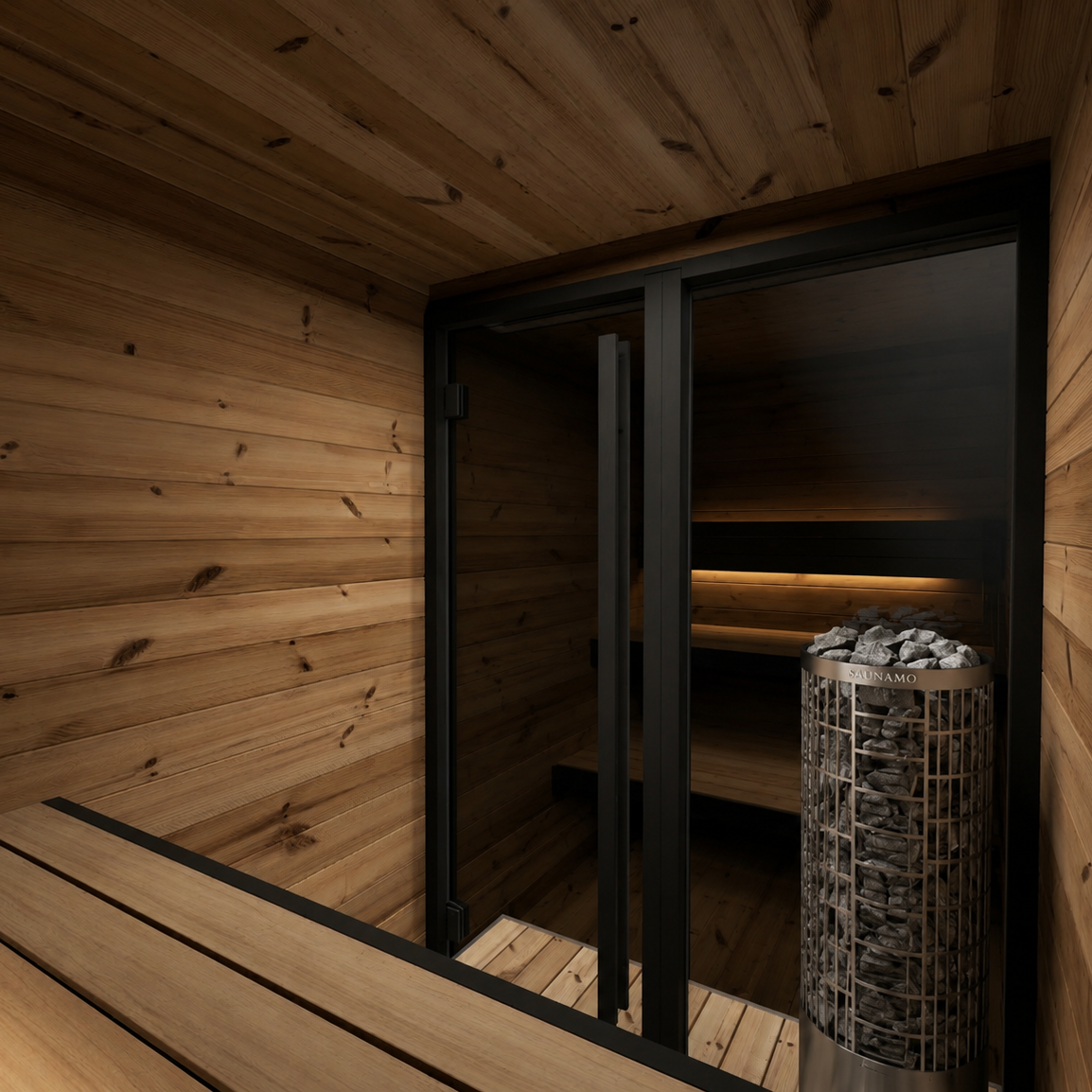 2-4 Person Hiki S Steam Garden Outdoor Sauna | Premium Thermowood