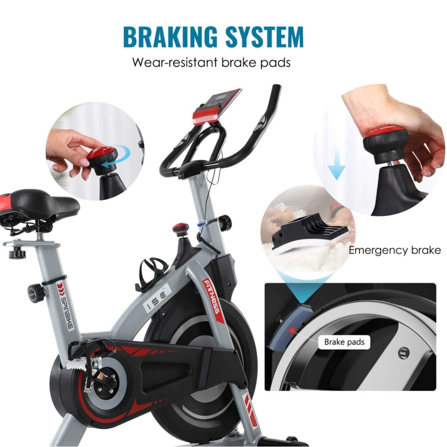 Bike with braking system features 