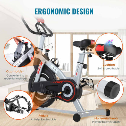 Magnetic Indoor Exercise Bike with 8kg Flywheel
