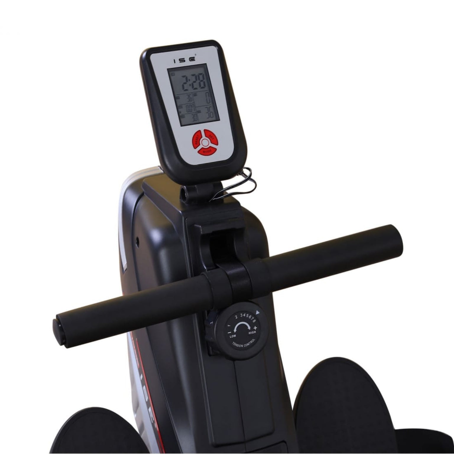 Rowing machine with digital display 