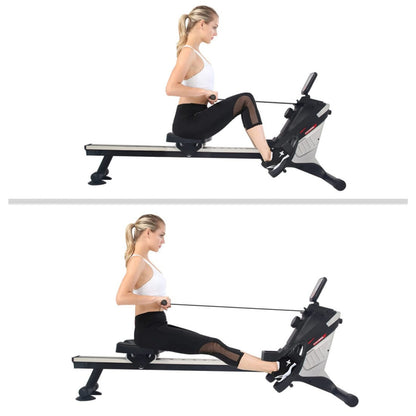 Magnetic Rowing Machine with Vertical Storage