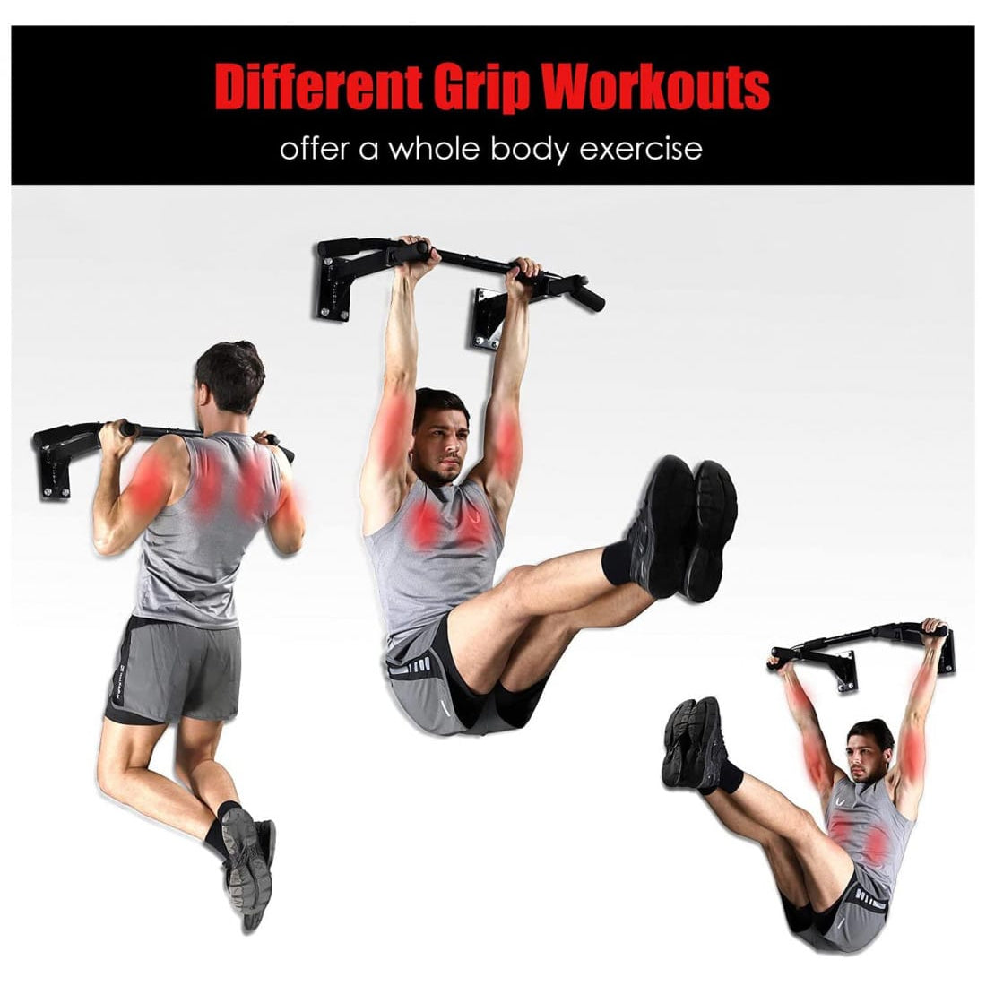 Wall Mounted Pull Up Bar for Upper Body Training