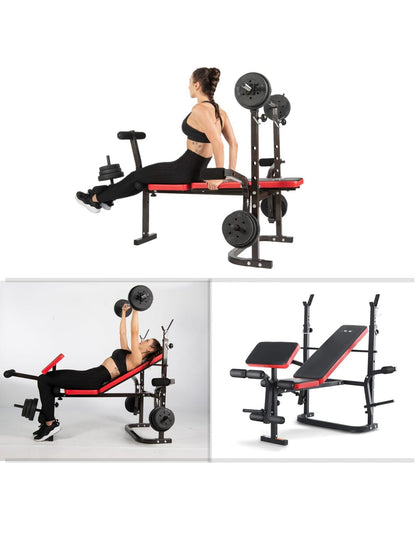 Adjustable Foldable Weight Bench for Full-Body Home Workouts