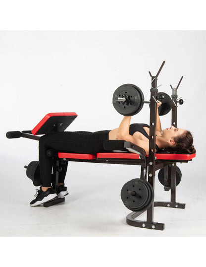 Adjustable Foldable Weight Bench for Full-Body Home Workouts