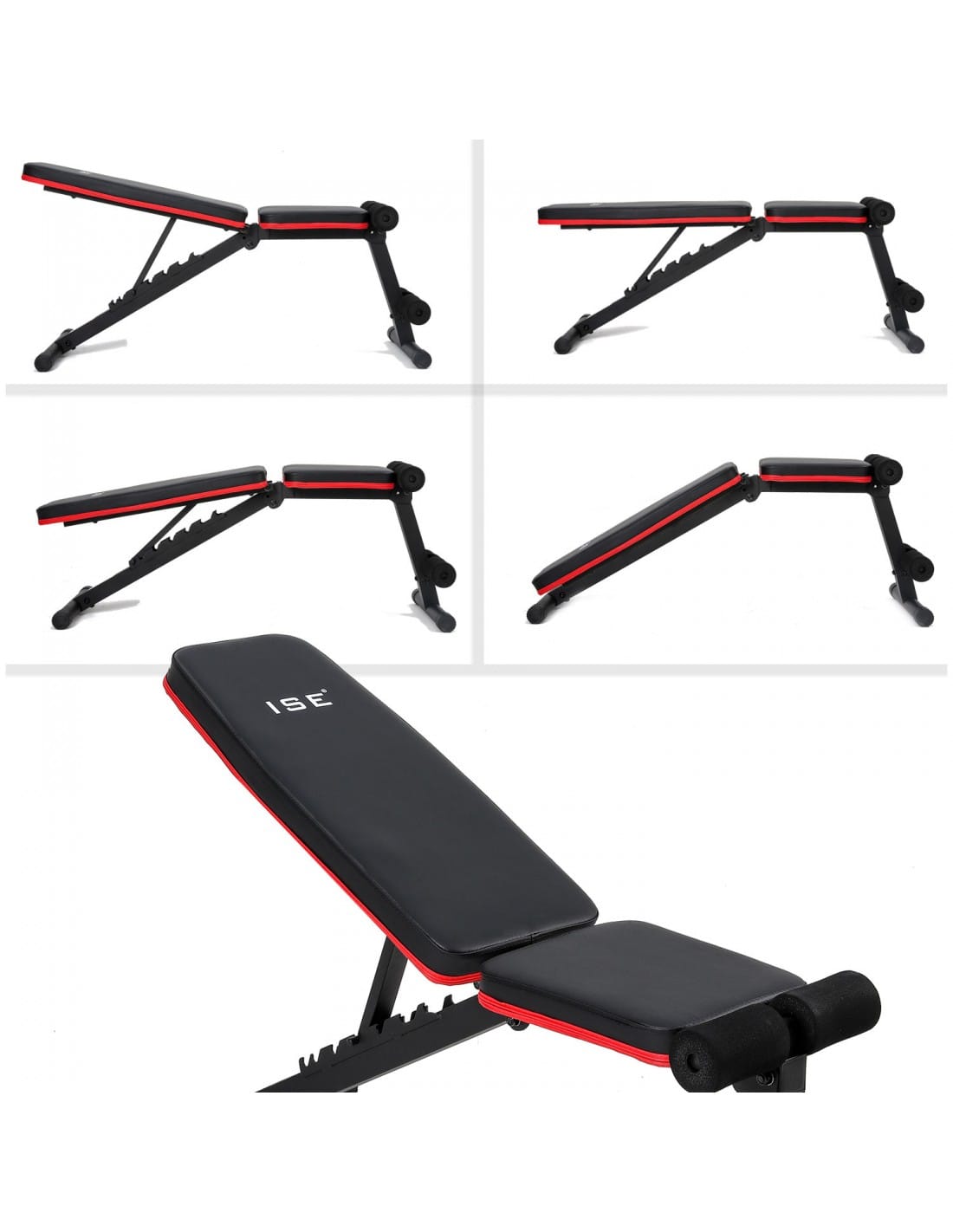 Multi-Position Folding Weight Bench for Home Workouts