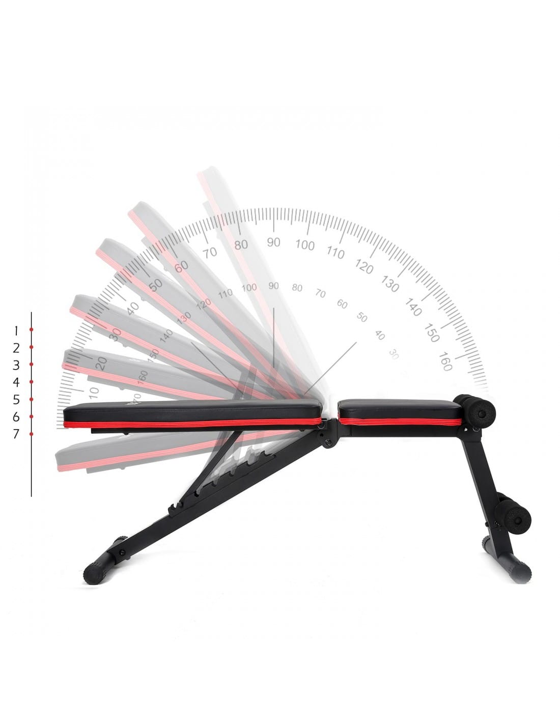 Multi-Position Folding Weight Bench for Home Workouts