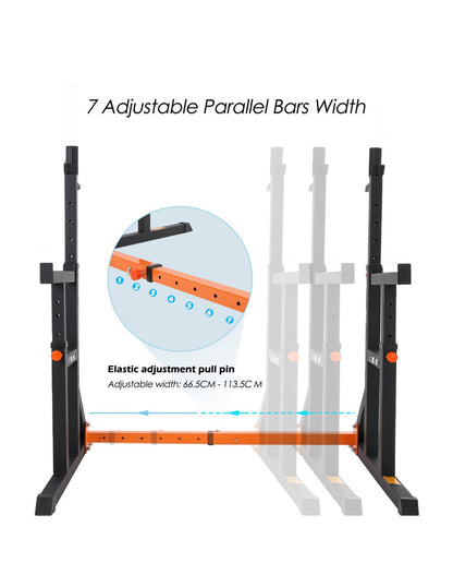 Heavy Duty Power Rack with Parallel Squat Bars