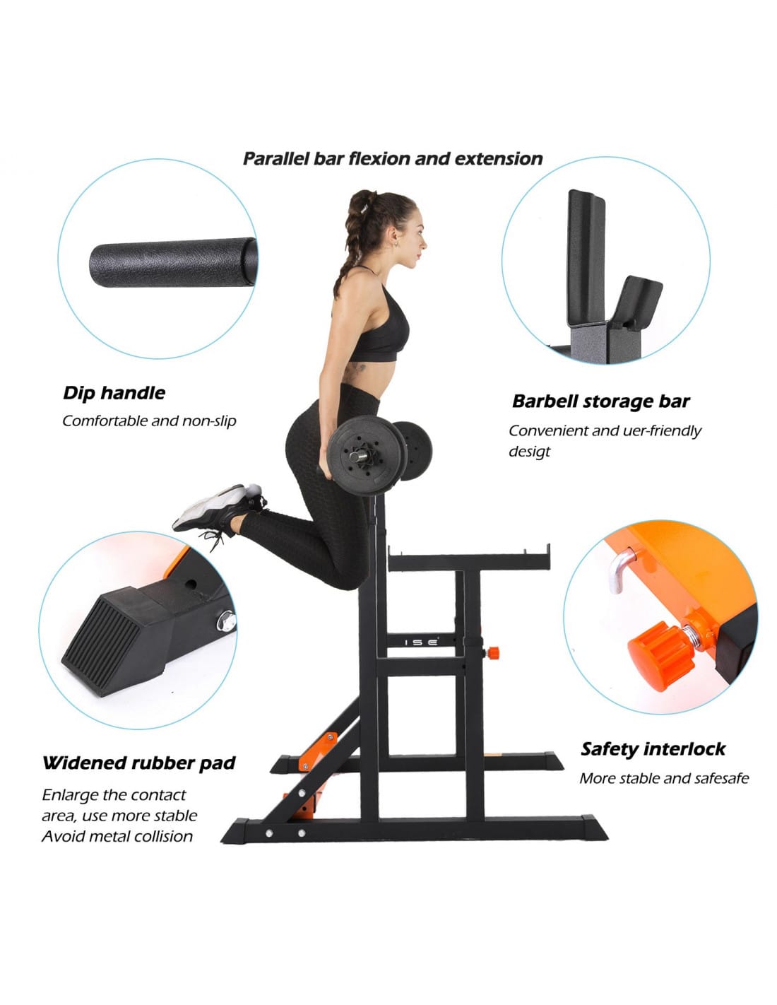 Heavy Duty Power Rack with Parallel Squat Bars