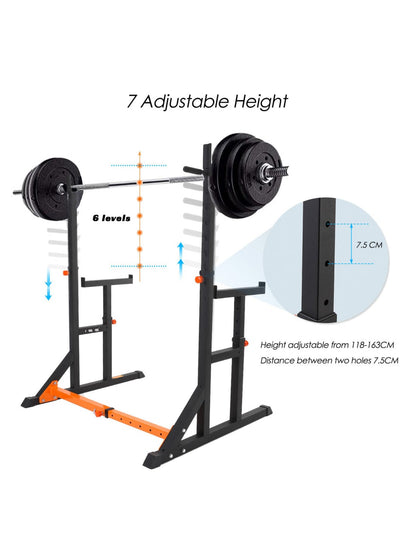 Heavy Duty Power Rack with Parallel Squat Bars
