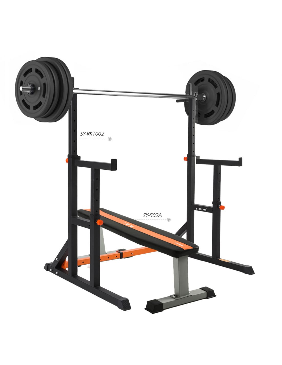 Heavy Duty Power Rack with Parallel Squat Bars