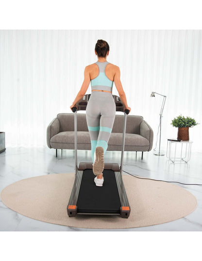 Automatic Foldable Treadmill with Incline and Heart Monitor