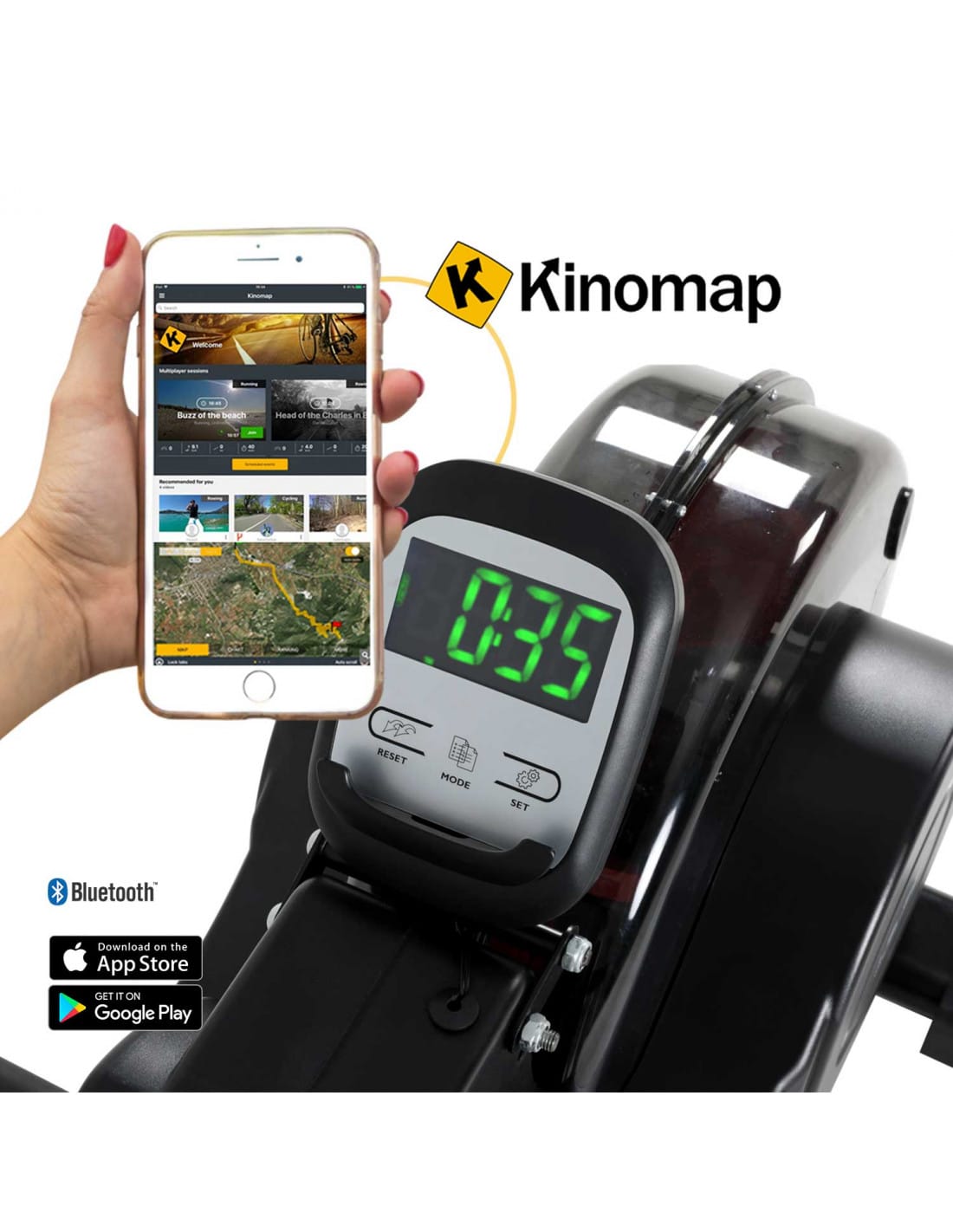 Foldable Water Rowing Machine for Home Cardio