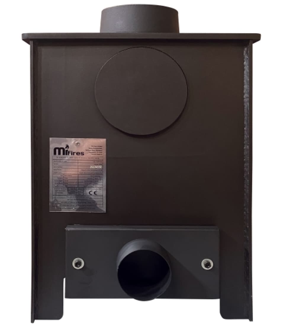 Back of Solway Large Wood Burning / Multifuel Ecodesign Stove