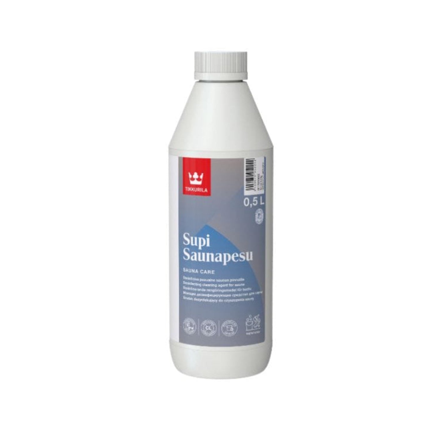 Bottle of Supi Saunapesu for sauna