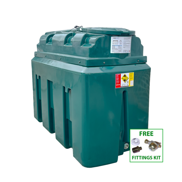 1200 Litre Slimline Plastic Bunded Oil Tank