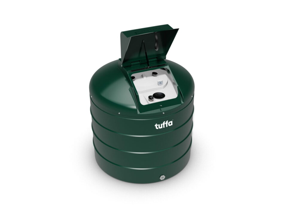 1200 Litre Plastic Bunded Fire Protected Tuffa Oil Tank - 1400VBFP - Image 2