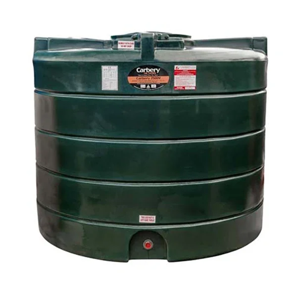 Carbery 2500 Litre Vertical Single Skin Plastic Oil Tank