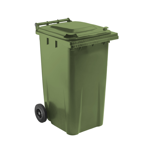 240 Litre Wheelie Bin - Green