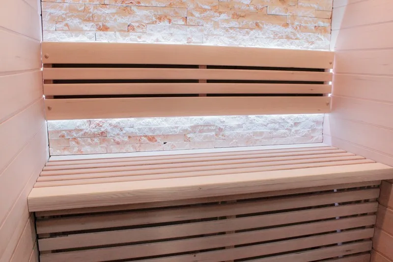 CenturaHeat Double Bench Traditional Steam Indoor Sauna - Image 5