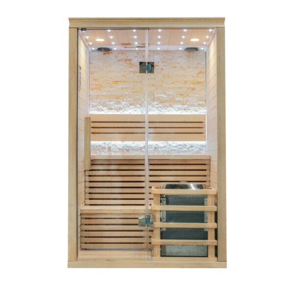 Double Bench Traditional Steam Indoor Sauna