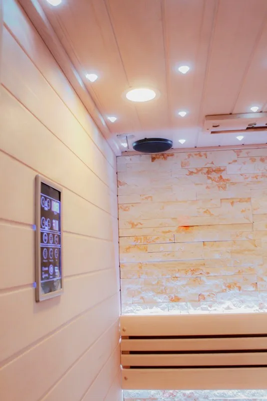 CenturaHeat Double Bench Traditional Steam Indoor Sauna - Image 4