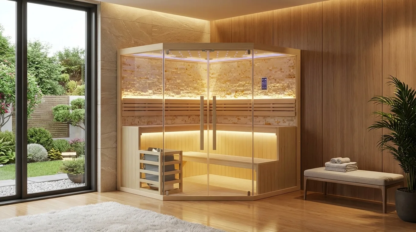 CenturaHeat 6-8 Person Traditional Corner Sauna