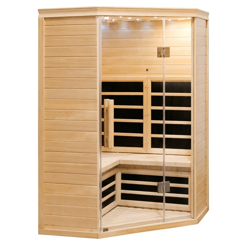 CenturaHeat 2-3 Person Diamond Corner Sauna - Image 2