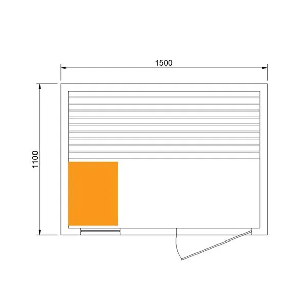 CenturaHeat Classic Steam 3 Person Indoor Sauna - Image 3