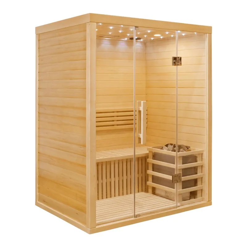 CenturaHeat Traditional Steam 3 Person Indoor Sauna - Image 2