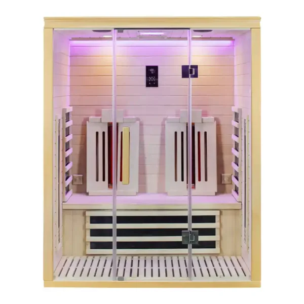 2 Person Full Spectrum Infrared Light indoor Sauna