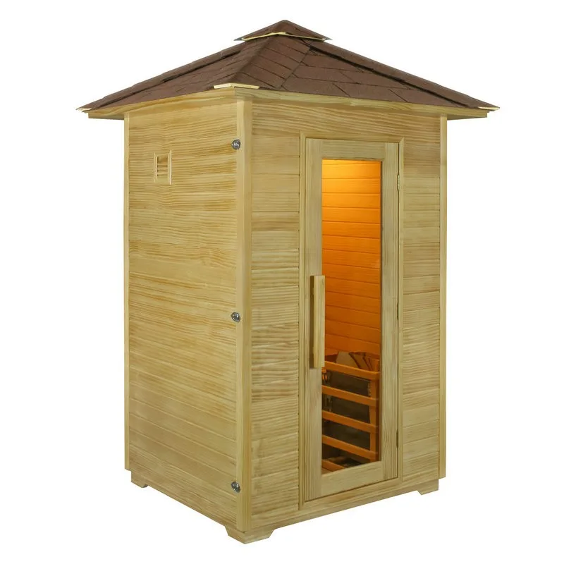CenturaHeat 2 Person Outdoor Sauna House - Image 2