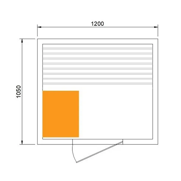 CenturaHeat 2 Person Outdoor Sauna House - Image 6