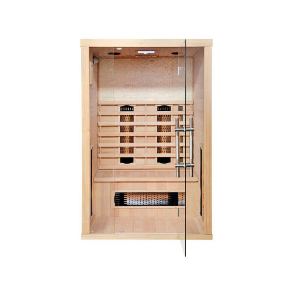 Double 2 Person Glass Infrared Sauna