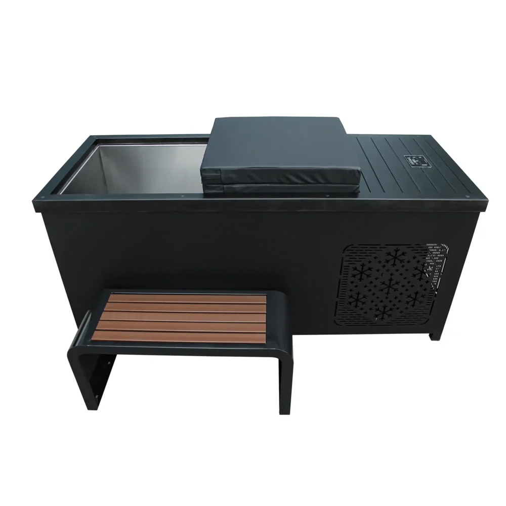 Outdoor Hot and Cold Therapy Plunge Tub - Black - Image 2