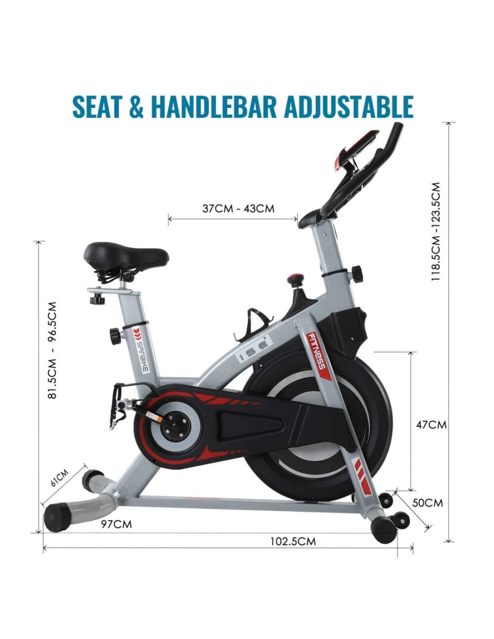 Magnetic Indoor Exercise Bike with 8 kg Flywheel - Image 4