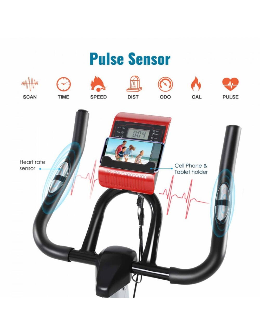 Magnetic Indoor Exercise Bike with 8 kg Flywheel - Image 9