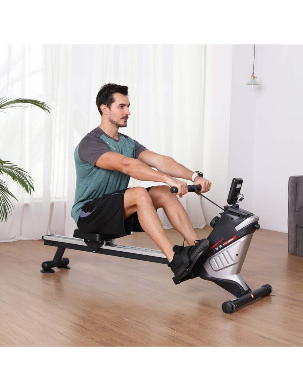 Magnetic Rowing Machine with Vertical Storage - Image 21