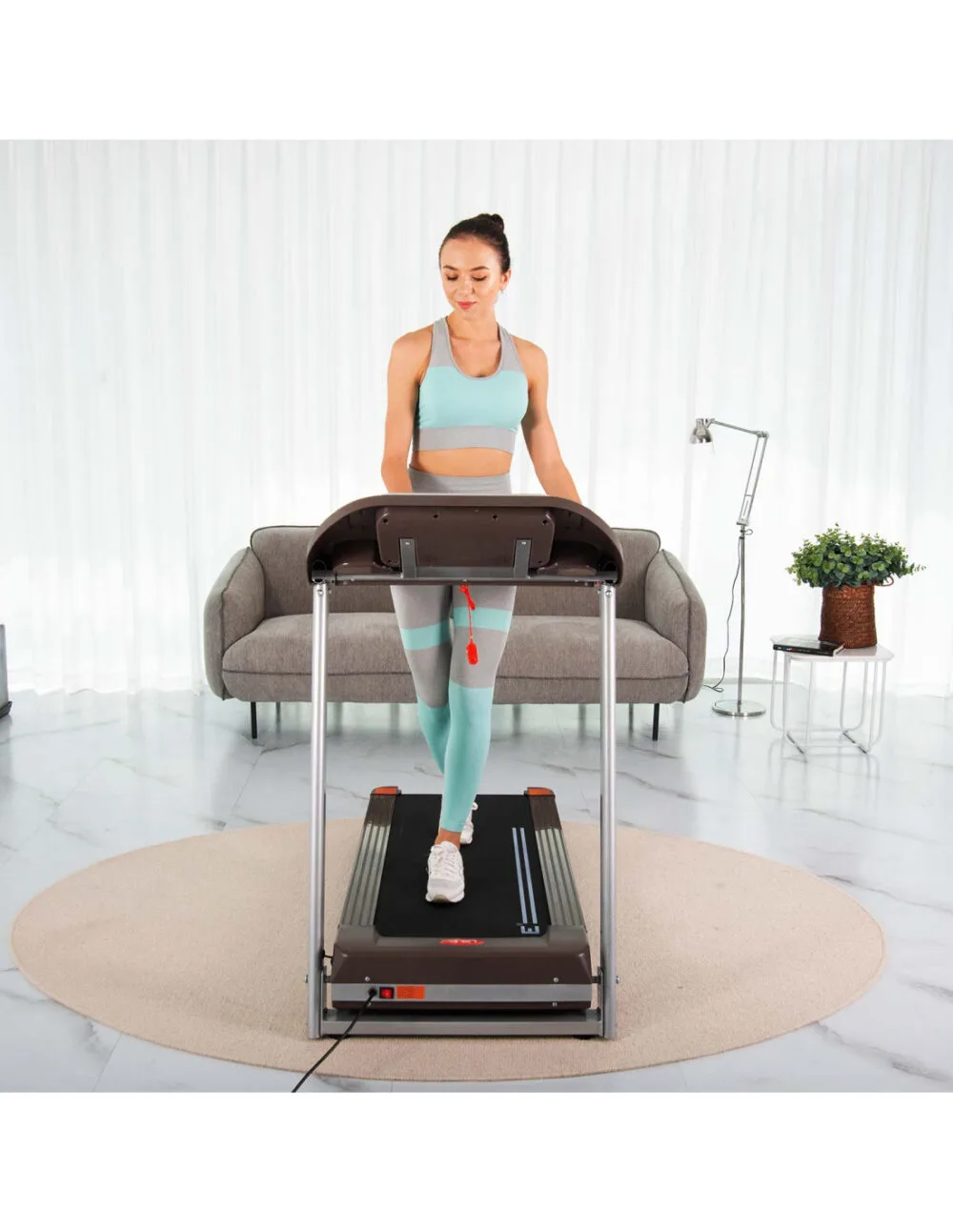 Automatic Foldable Treadmill with Incline and Heart Monitor - Image 11