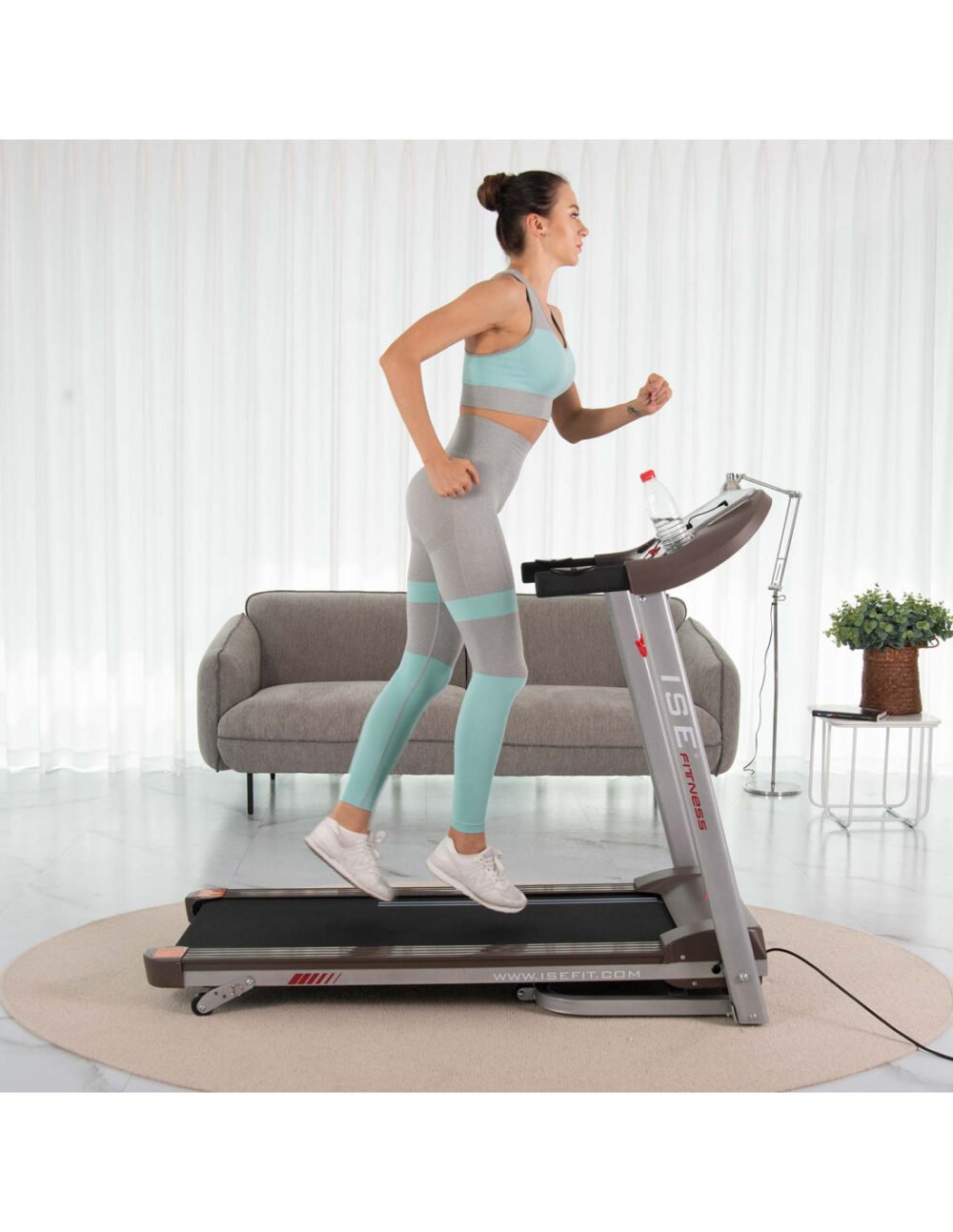 Automatic Foldable Treadmill with Incline and Heart Monitor - Image 5