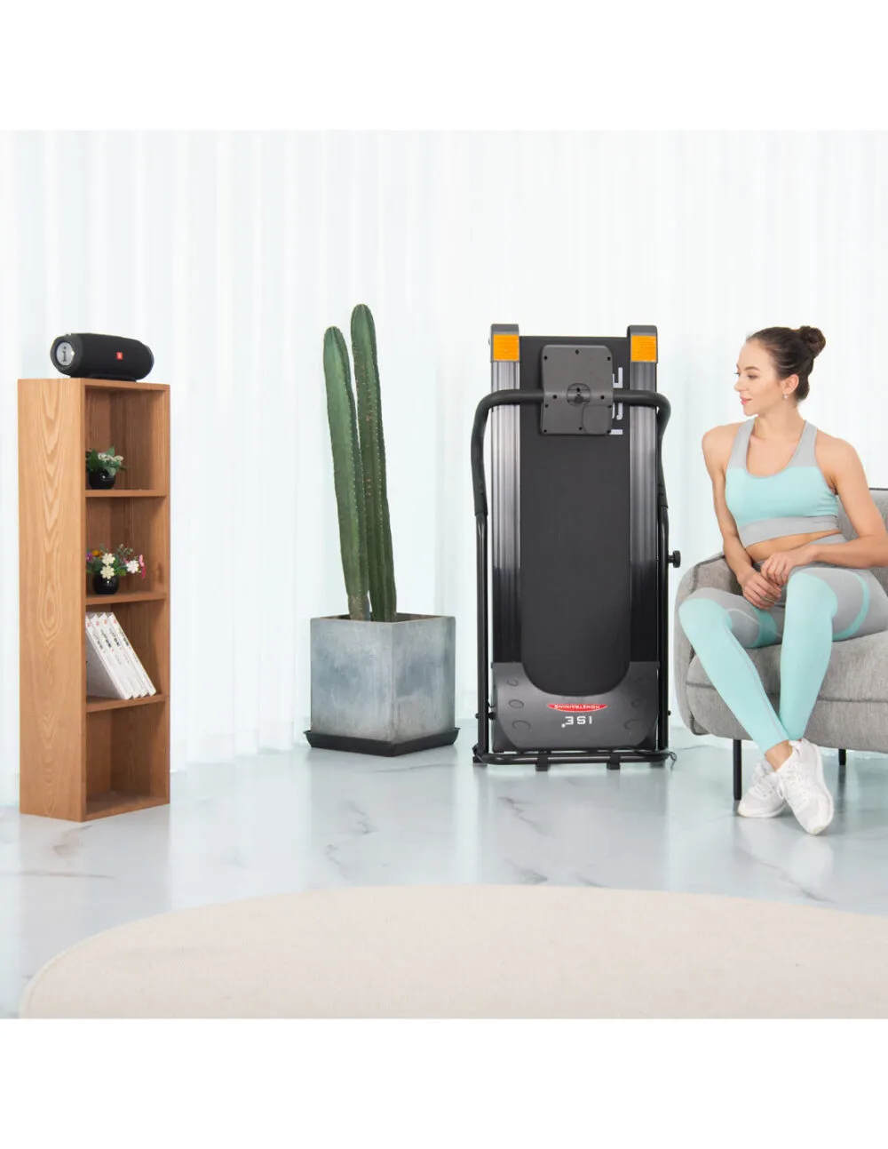 Automatic Foldable Treadmill with Incline and Heart Monitor - Image 13