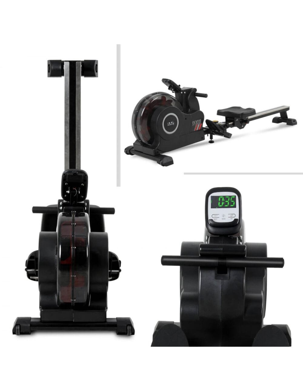 Foldable Water Rowing Machine for Home Cardio - Image 16