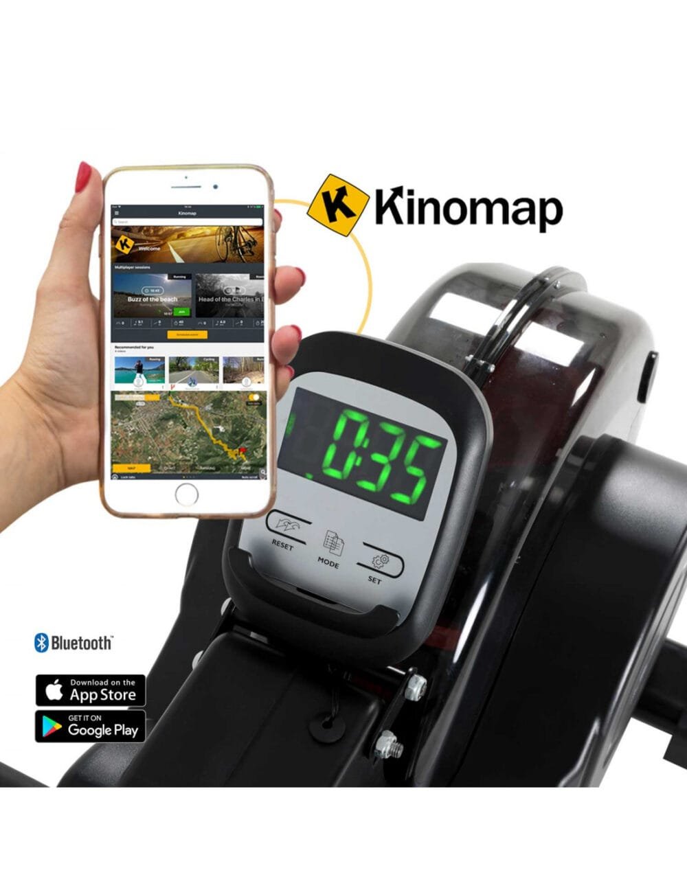 Foldable Water Rowing Machine for Home Cardio - Image 4