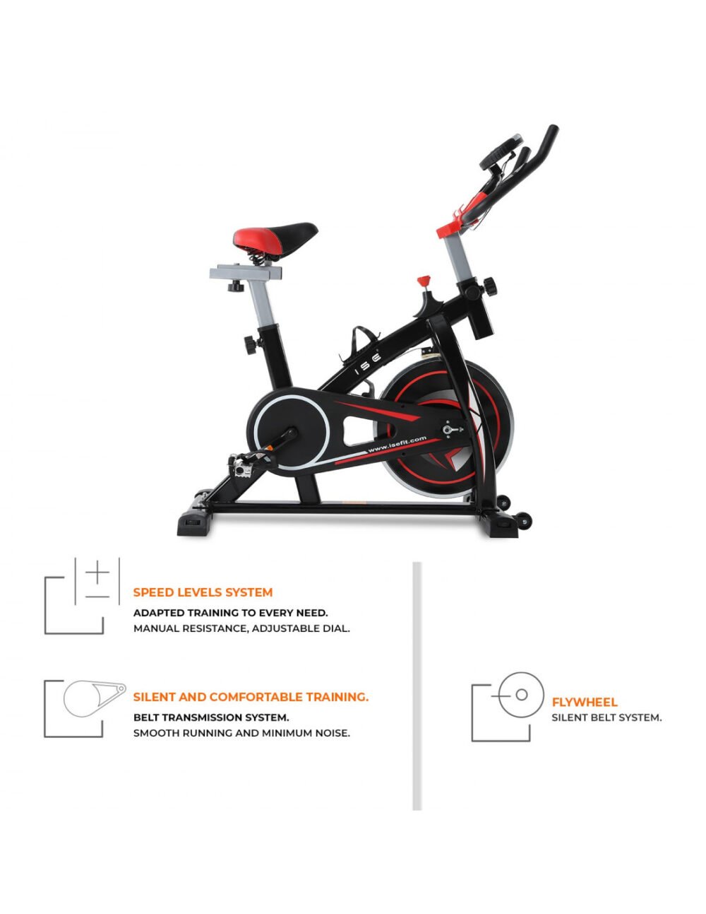 10 kg Flywheel Indoor Exercise Bike - Image 12