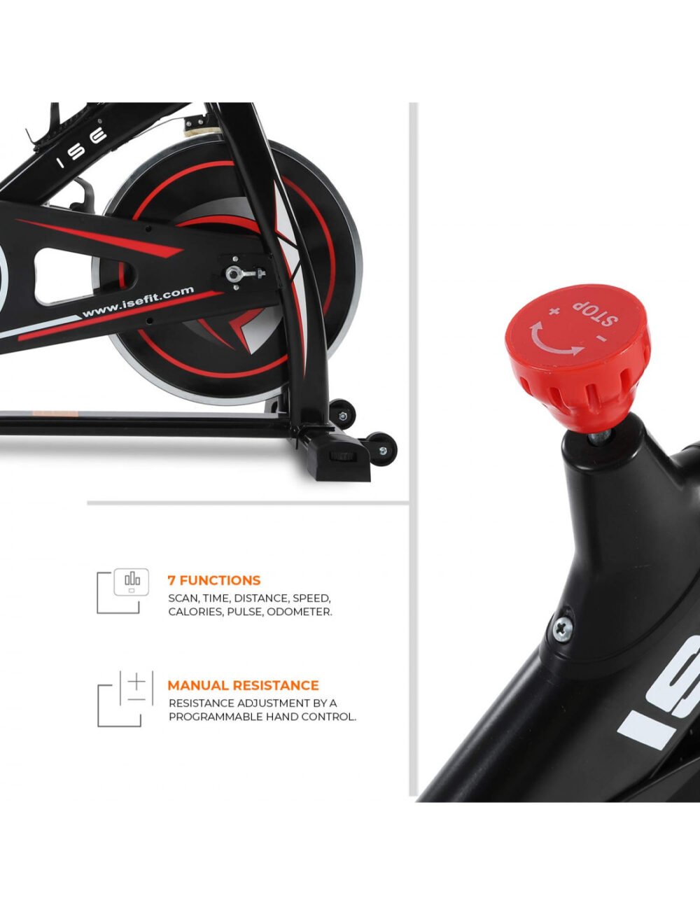 10 kg Flywheel Indoor Exercise Bike - Image 13