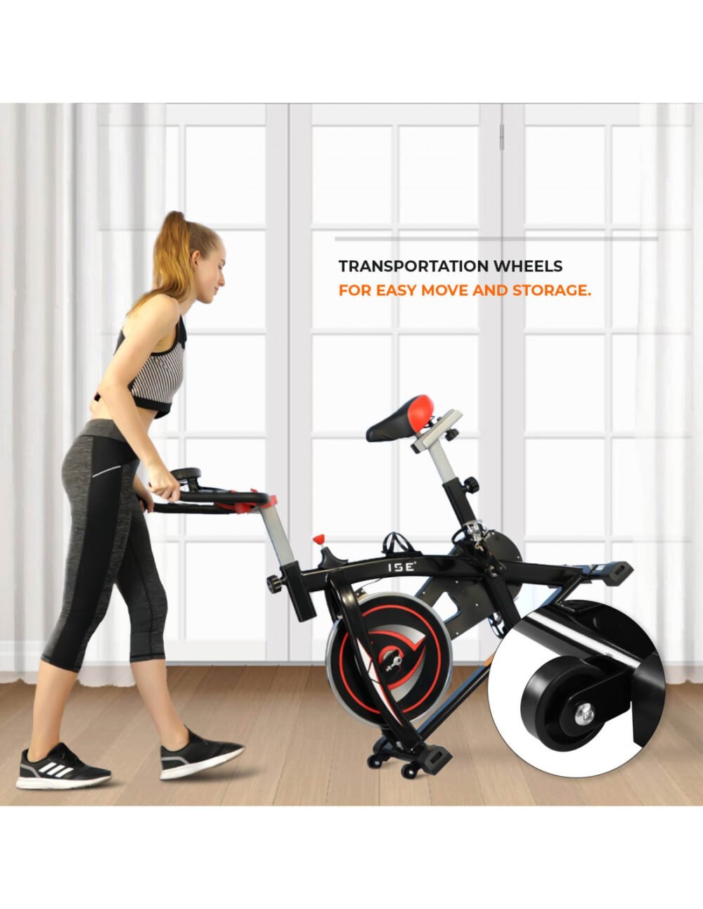 10 kg Flywheel Indoor Exercise Bike - Image 9