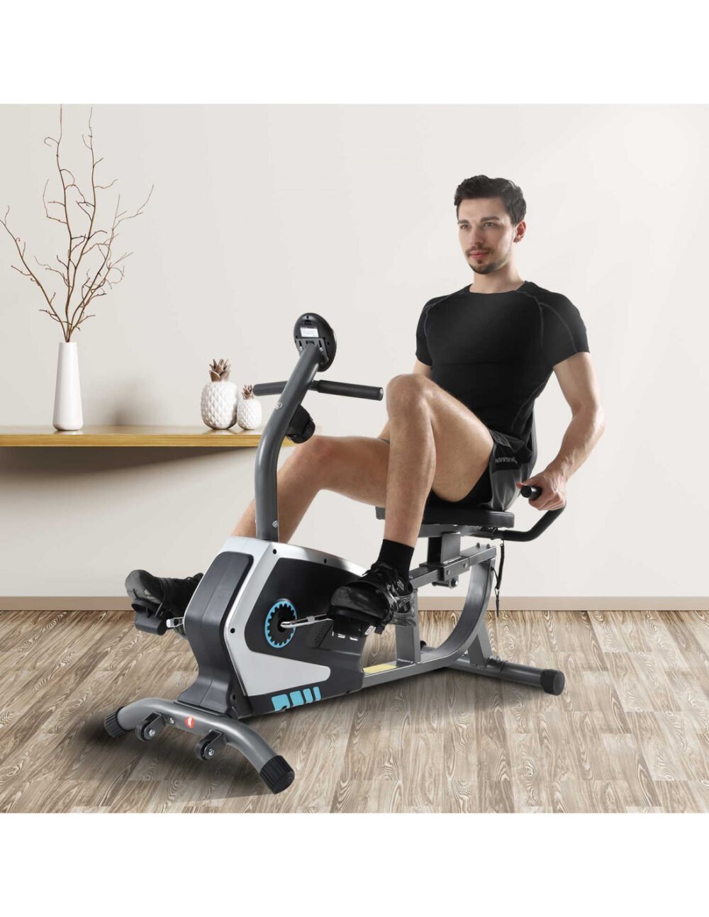 Recumbent Magnetic Exercise Bike – 8kg Flywheel - Image 2