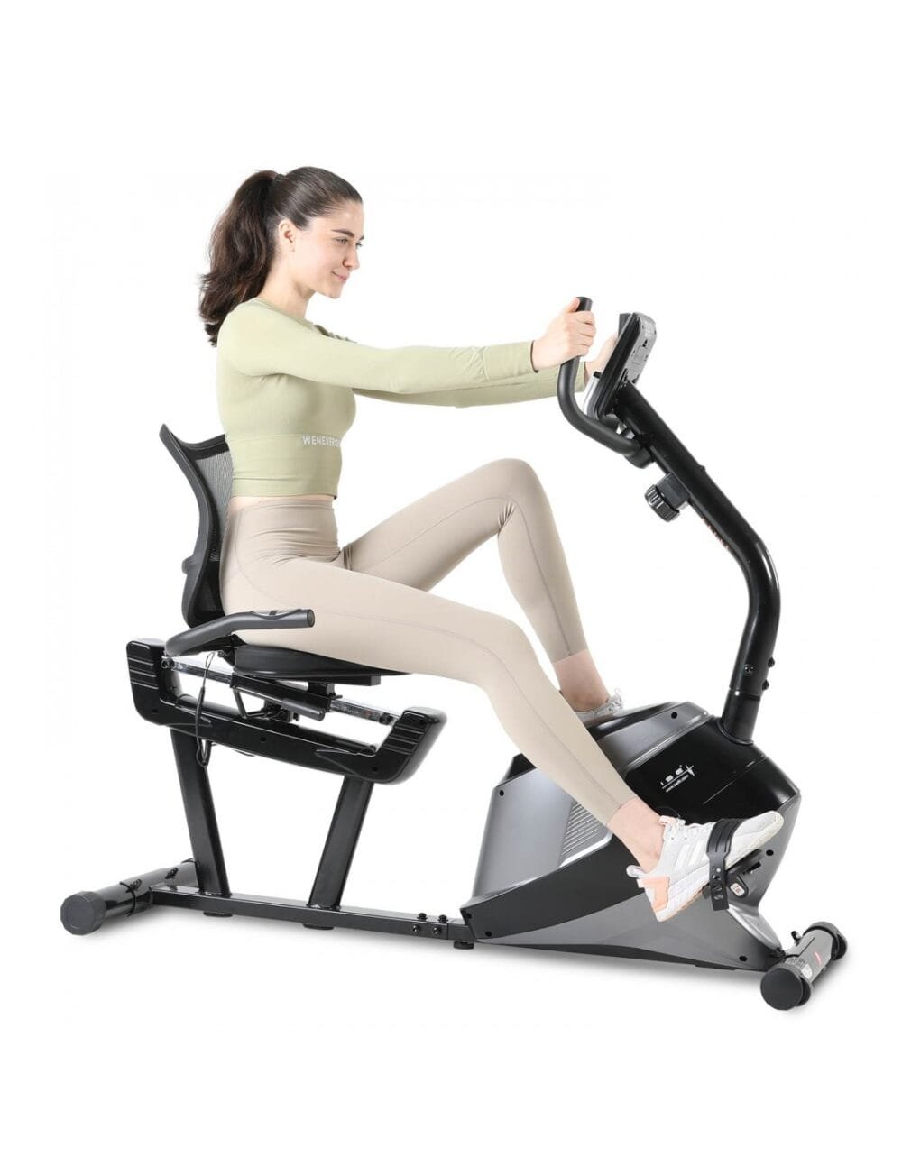 Recumbent Magnetic Exercise Bike with 8 Resistance Levels - Image 2