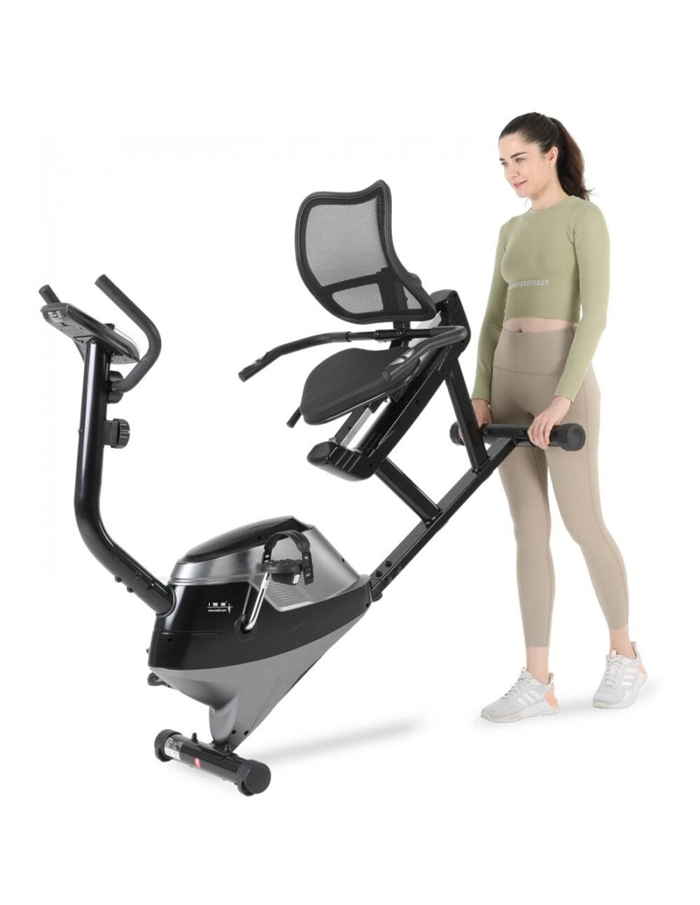 Recumbent Magnetic Exercise Bike with 8 Resistance Levels - Image 13