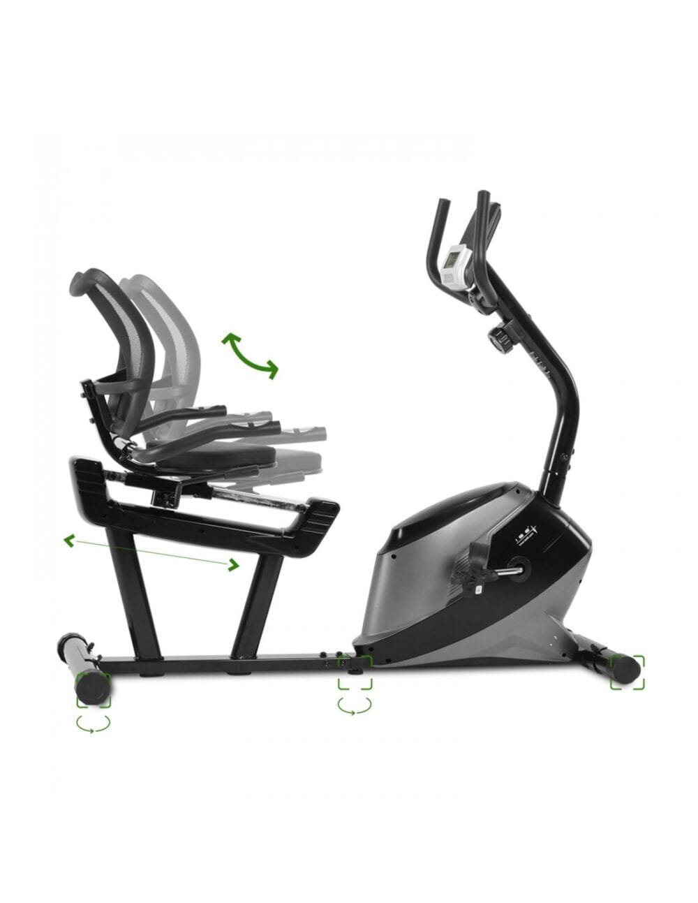 Recumbent Magnetic Exercise Bike with 8 Resistance Levels - Image 9